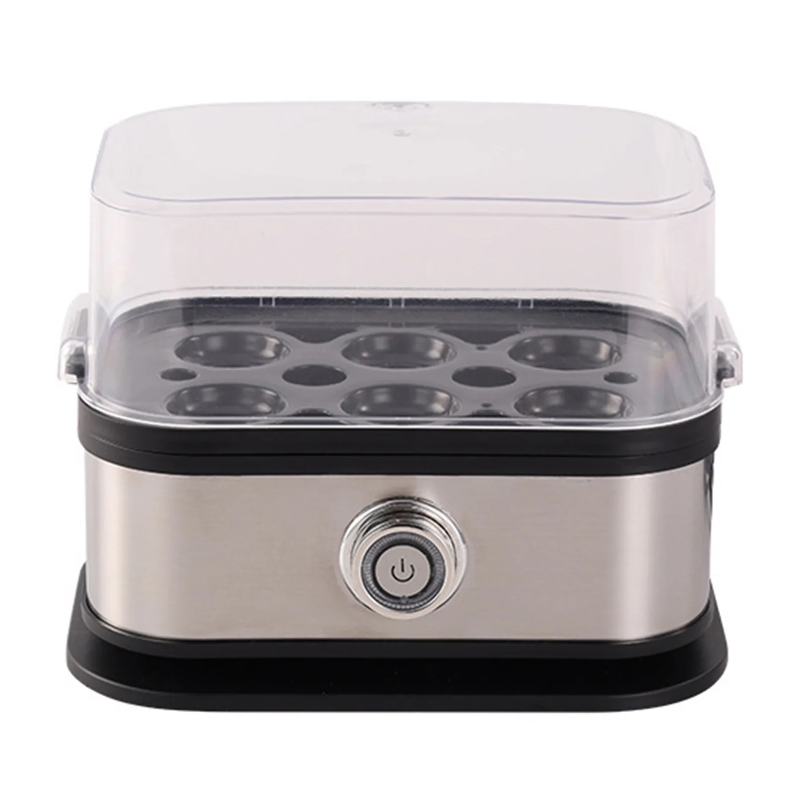 Vegetable Steamer with Auto Shut-Off Egg Steamer 6-Egg Capacity Food Steamer for Hard Boiled Eggs