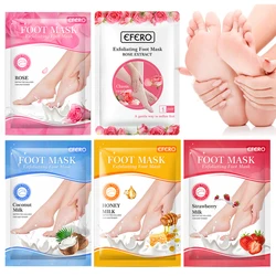 5Packs Foot Mask Peeling for Legs Feet Mask Scrub Exfoliating Socks for Pedicure Anti Crack Heel Remove Dead Skin Foot Patch