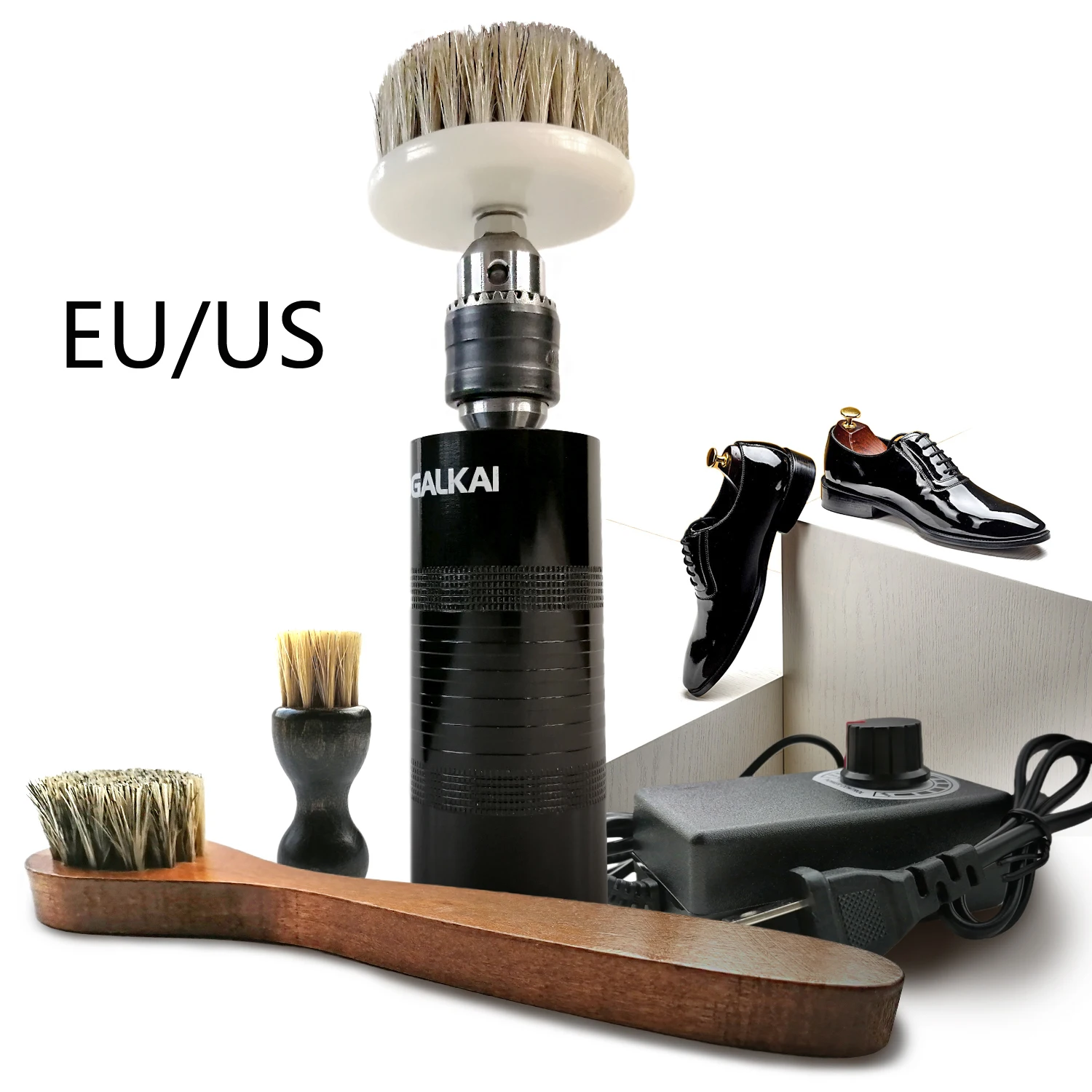 Professional Adjustable Speed Electric Shoe Polisher Shine Leather