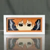 Paper Cut Light Box Haikyu Shoyo Hinata Anime Led Light for Home Decoration Desk Lightbox Birthday Gift Manga Haikyuu Table Lamp 3