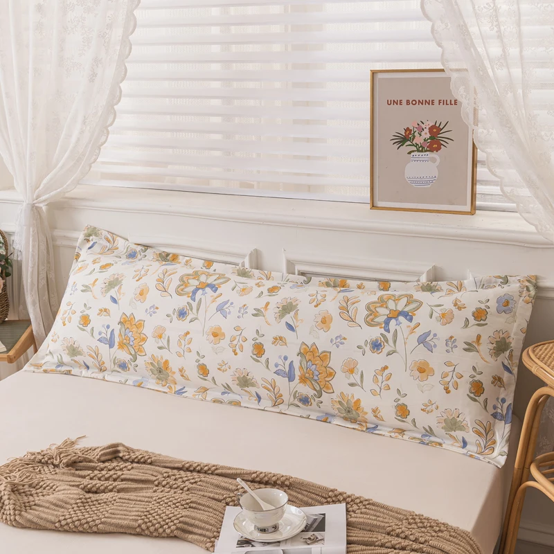 

1 Pc Lover Printed Long Pillowcase Decorative for Home,Pillowcases for Bed of 150 Cm,Double Lover Sleeping Pillow Cover 180 Cm