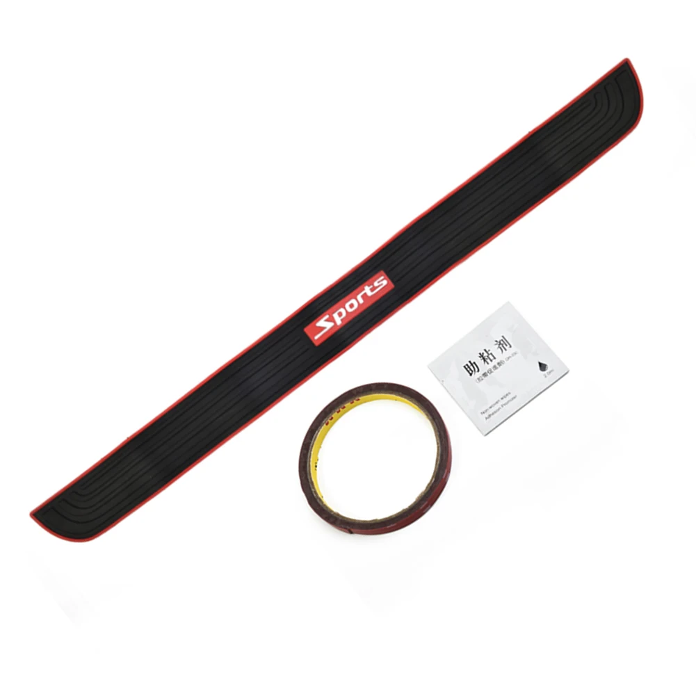 

90cm Universal Car Rear Trunk Sill Bumper Guard Protector Rubber Pad Car Exterior Strip Cover Styling Mouldings