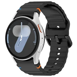 Premium Silicone Sports Watch Strap - Universal Fit for Watch 6 Classic (Black)