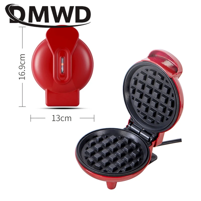 Mini Waffle Maker Elettrico Piastra Per Barbecue Bifacciale Macchina Da Forno Grill Bakeware Sandwich Iron Toaster Colazione Pan Forno