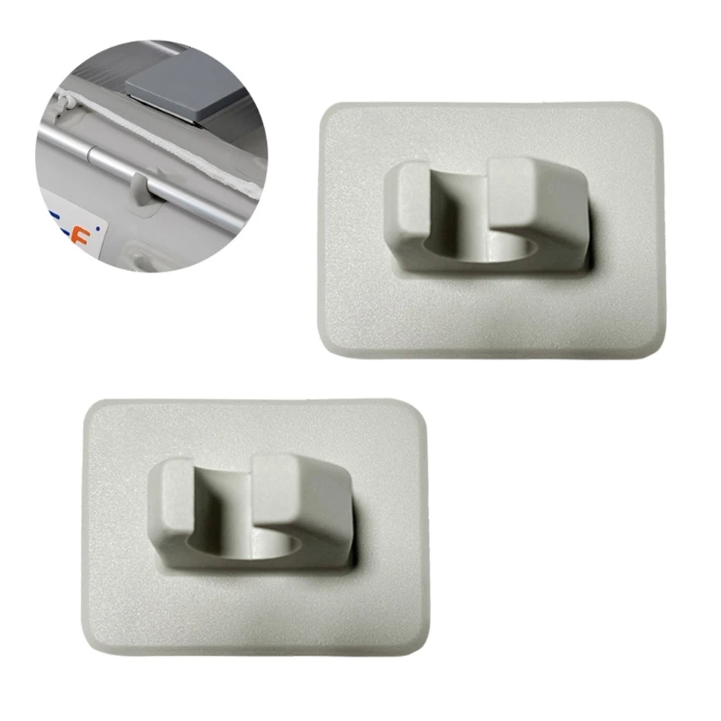 2PC PVC Paddle Clips Oar Stand Holder Clip Buckles for Inflatable Boat Canoe Kayak Rubber Dinghy Fishing Boat Accessories Tools