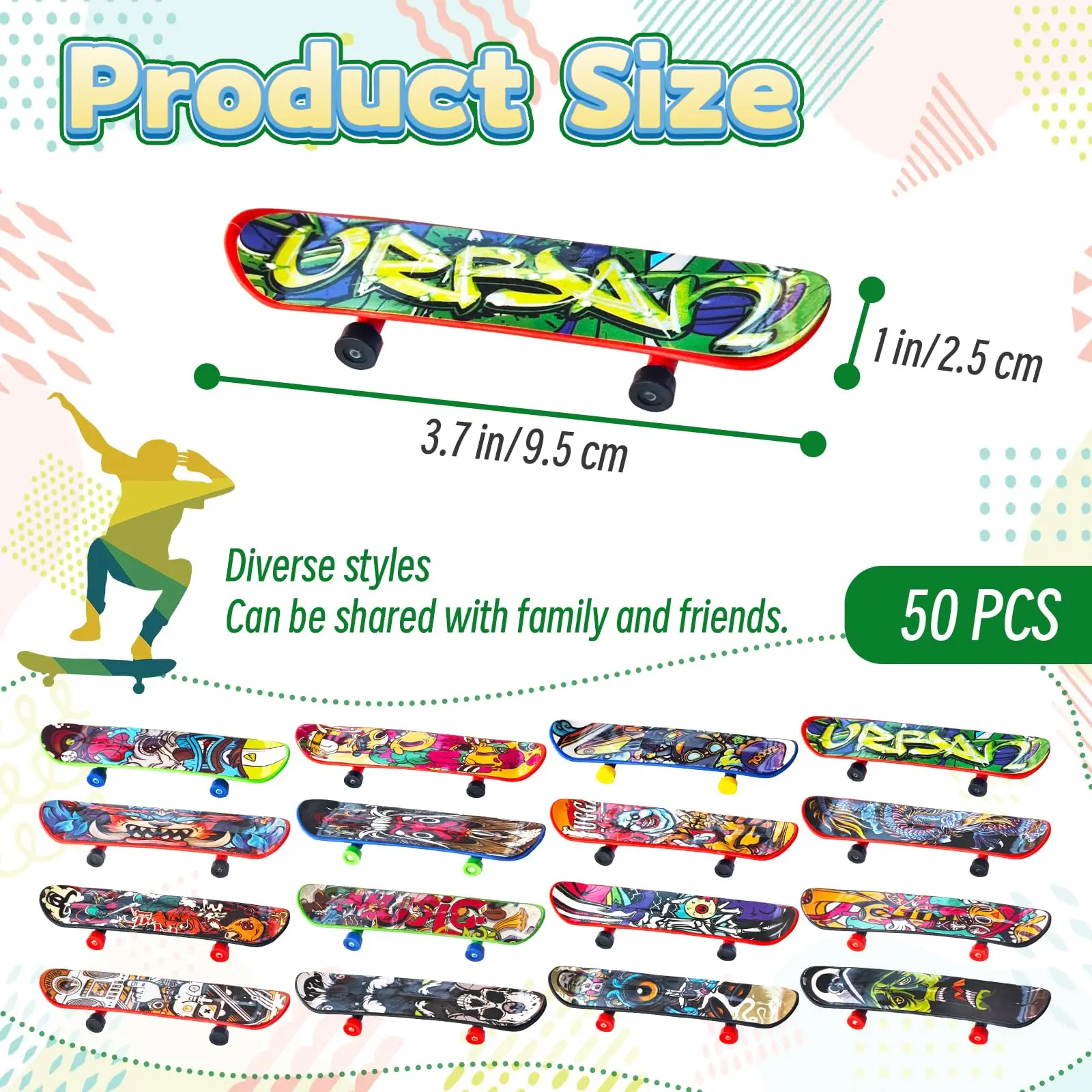 Finger skateboard en surfboard speelgoedset voor klascadeaus_voghion.com