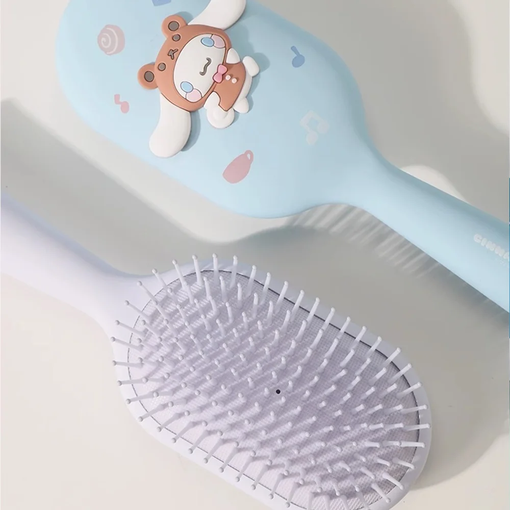 MINISO Sanrio Characters Kulomi Cinnamoroll Melody Balloon Cartoon Square Massage Comb Girl Gift Genuine Products Cute Comb 3