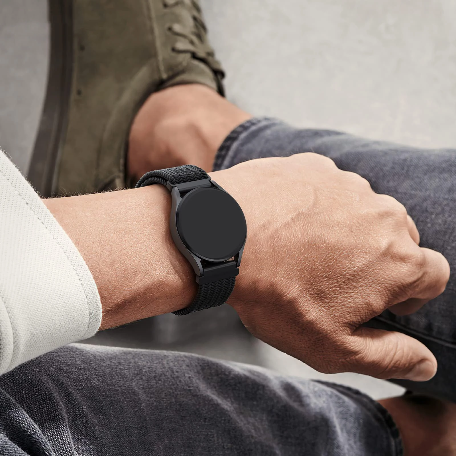 20mm 22mm watch Straps For Samsung Galaxy Watch 7/FE/6/5/pro/4/Classic Braided solo loop Bracelet Huawei watch GT 2 3 pro 4 band