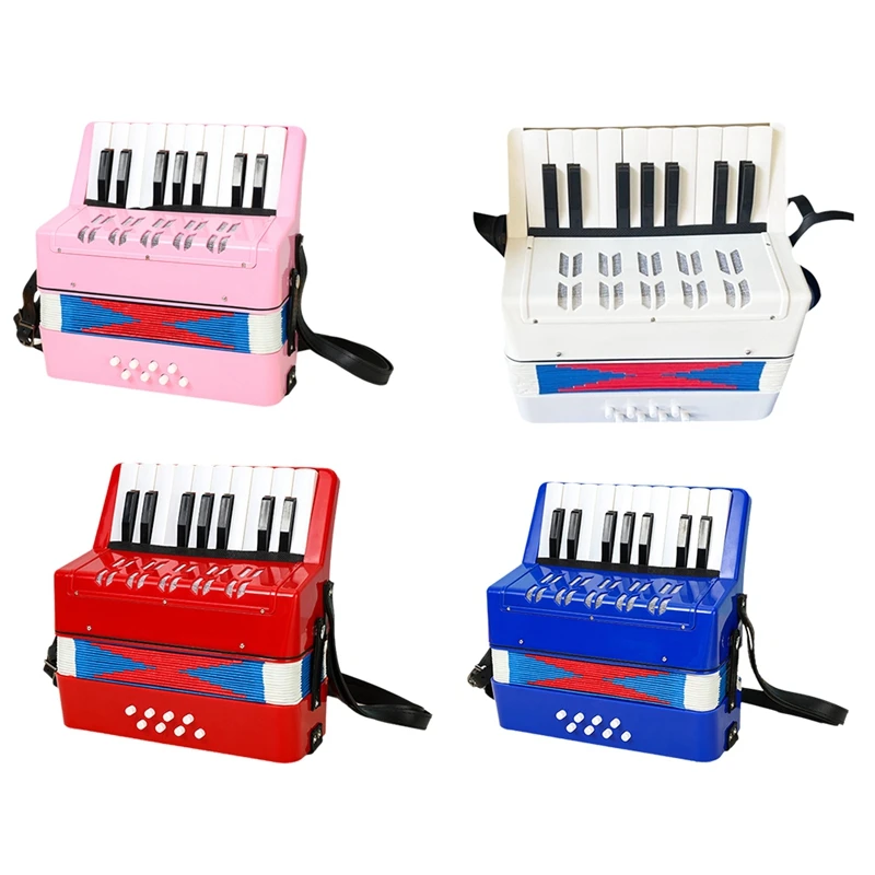 

17 Keys 8 Bass Accordion Children's Educational Musical Instrument For Students Beginners