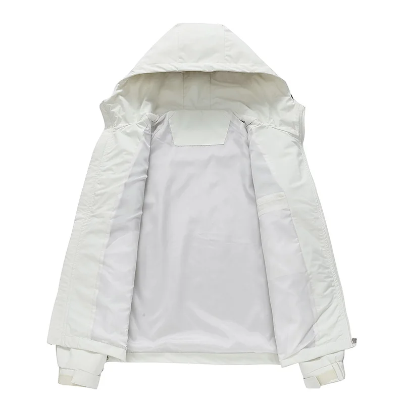 Women Spring Autumn Waterproof Hiking Jackets Men Outdoor Camping Trekking Fashion Hooded Windproof Windbreaker Rain Jackets