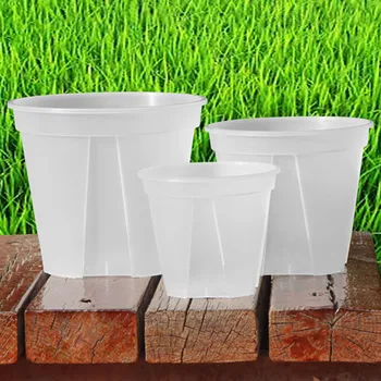Clear Plastic Orchid Pots With Holes Transparent Flower Pot Succulents Plant Breathable Nursery Pots For Planting Orchids
