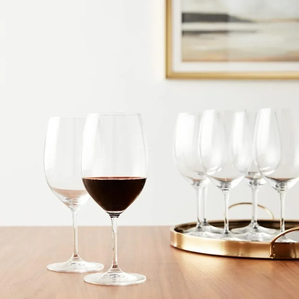 

Набор стеклянных стаканов Riedel VINUM, Бордо/Merlot/Cabernet, Винные бокалы, оплатите 6, 8 роскошных хрустальных стаканов, 21,52 унций, стеклянная чайная чашка