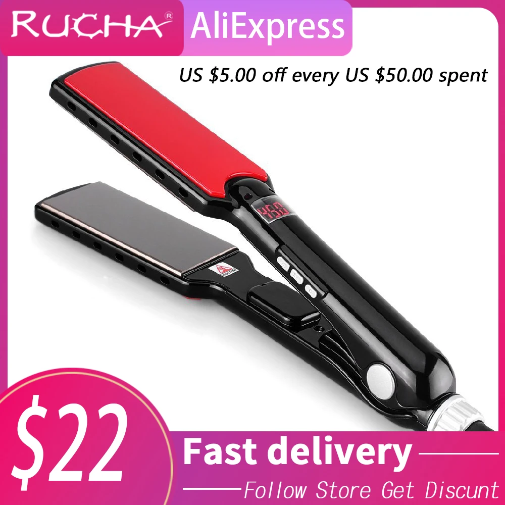 Hair Straightener 480F High Temperature Professional Wide Plates Irons
