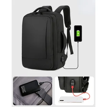 Sacs dos de chargement USB tanches pour hommes sac dos multifonctionnel pour ordinateur portable sac