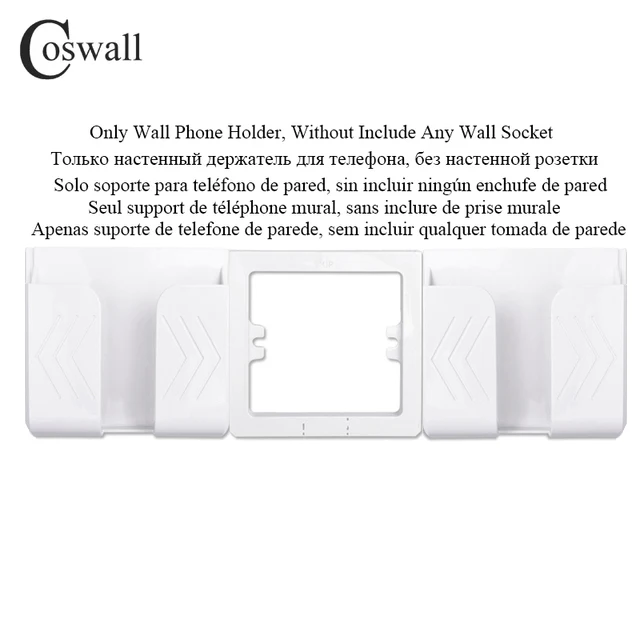 White 2 Slot Holder