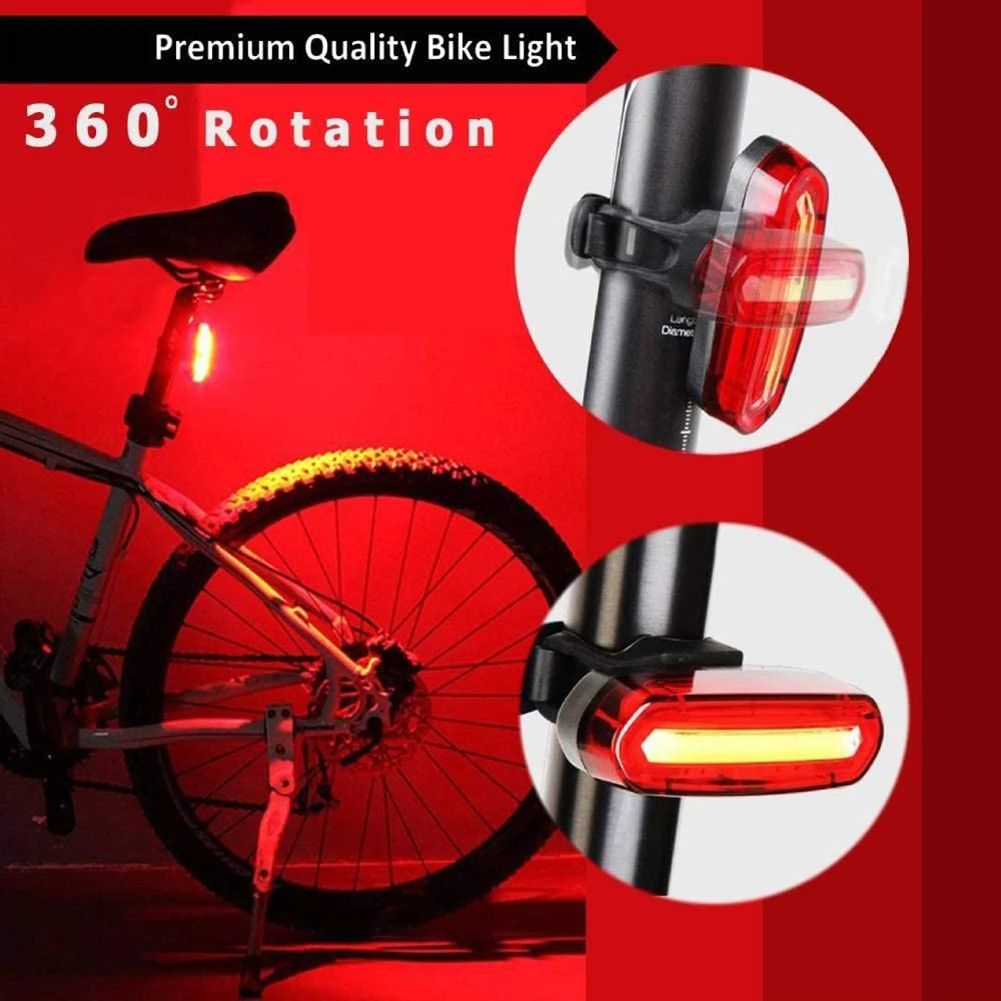 draai Compatibel met adelaar Fiets Achterlicht 120LM Fietsverlichting Usb Fiets Lamp Weg Mountainbike  Fietsen Light Achterlicht Lіhtar Fiets Accessoires| | - AliExpress