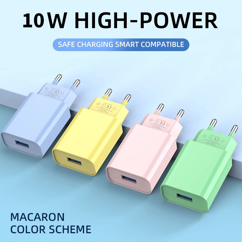 USB Charger 5V 2A Power Adapter Travel Universal Mobile Phone Charger For iPhone Samsung Xiaomi Redmi Lg EU/US Wall Charge Plug BEST SELLERS