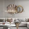 Italian Light Luxury Metal Wall Decoration Home Living Room Wrought Iron Wall Decor Creative Bedroom Bedside Hanging Decoration 1