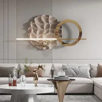 Italian Light Luxury Metal Wall Decoration Home Living Room Wrought Iron Wall Decor Creative Bedroom Bedside Hanging Decoration 1