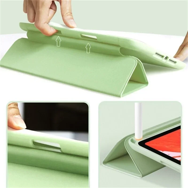 Premium Tablet Case with Pencil Holder and Smart Cover Design