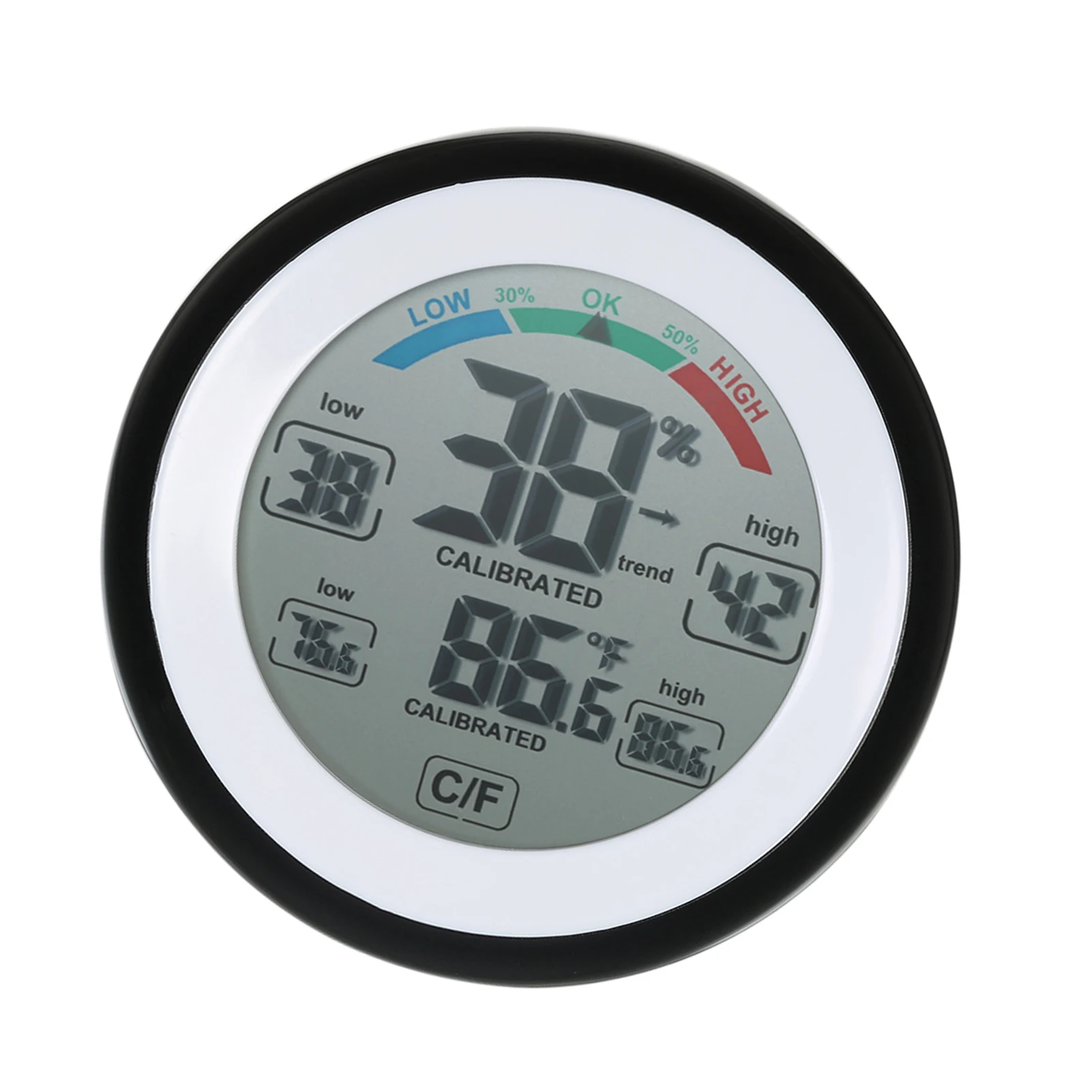 Digital Thermometer Hygrometer Temperature Humidity Meter Max Min Value Trend Display CJ3305F thermometer hygrometer digital thermometer temperature and humidity meter hygrometer thermometer