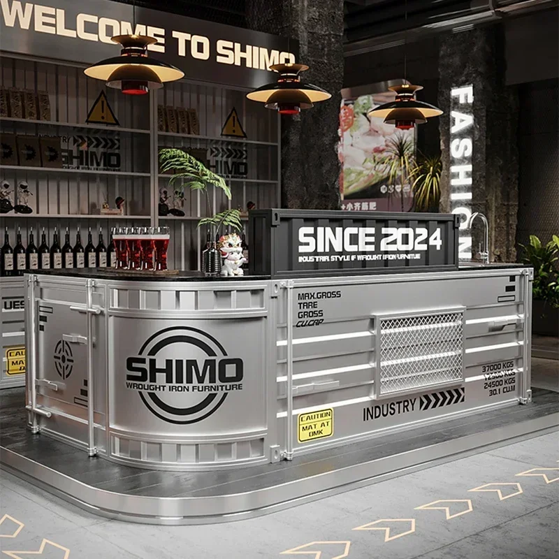 Bar Checkout Counter Reception Desks Storage Business Economic Reception Counter Table Mostrador Recepcion Office Furniture