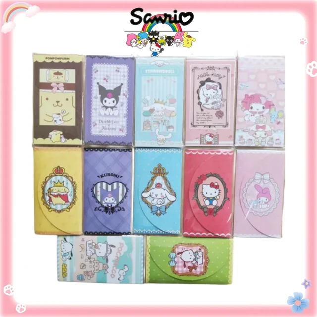 450Pcs Sanrio Kuromi Hello Kitty Sticker Book Melody Goo Card Cartoon  Kawaii Sticker Hand Account Decoration For Girls Gift - AliExpress