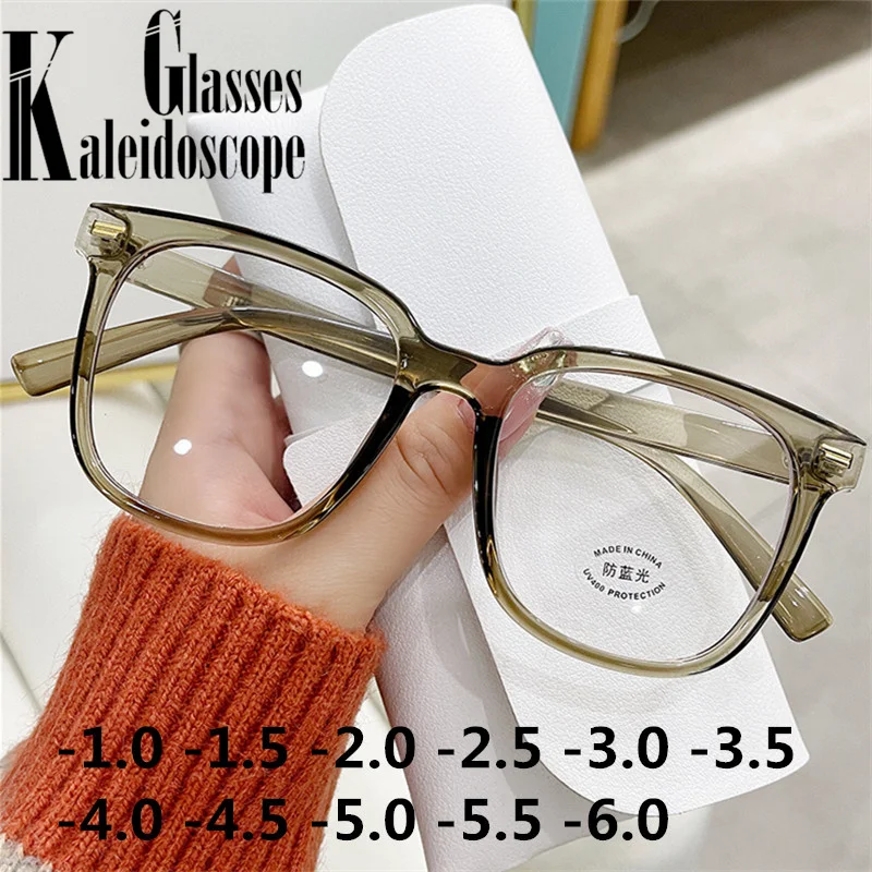 -1.0 -1.5 -2.0 to -6.0 Finished Myopia Glasses Women Men Fashion ...