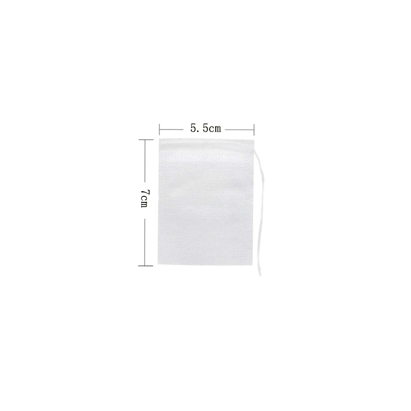 50/100pc Tea Bags Non-woven Fabric Tea Filter Bags for Spice Tea Infuser