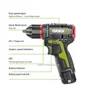 WORX WU130X Cordless Electric Drill 12V 40Nm Brushless Motor for Home Improvement Carpentry Metalworking 2