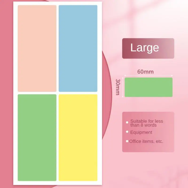 Note Paper Easy To Tear Not Torn Tight Texture Strong Stickiness Label Water Proof Leave Glue Thick Paper Stickers Oil-proof