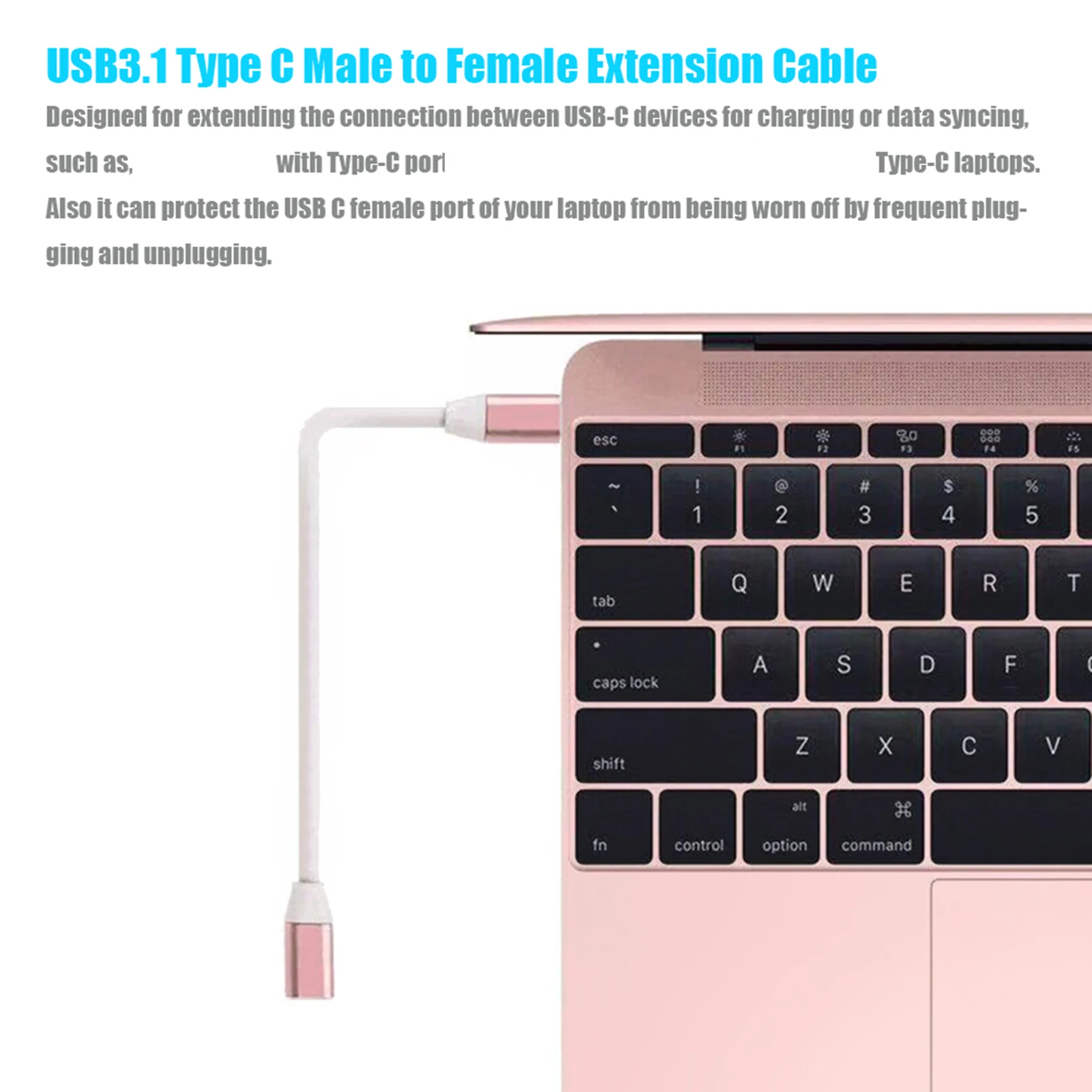 USB-C 연장 케이블 USB 3.1 타입 C 남성-여성 연장 케이블 어댑터 컨버터 데이터 동기화 충전 케이블 1M (닌텐도용)