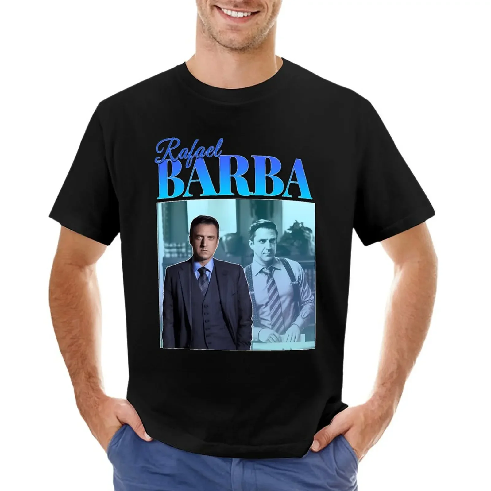 

Rafael Barba 90s Inspired Vintage Homage T-shirt vintage plain mens champion t shirts