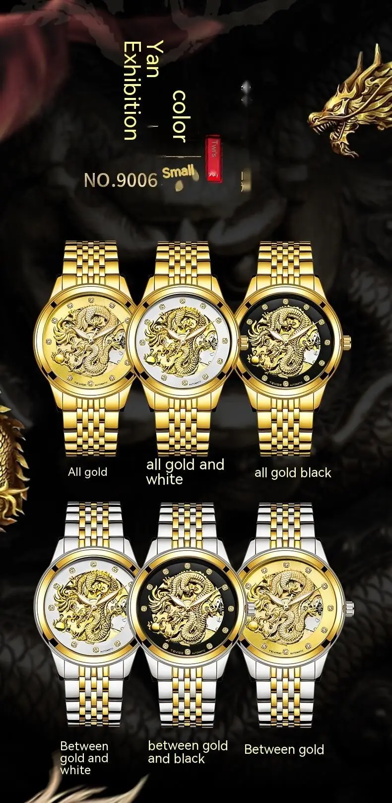 Men's Luxury Automatic Wrist Watch Waterproof Mechanical Zodiac_voghion.com