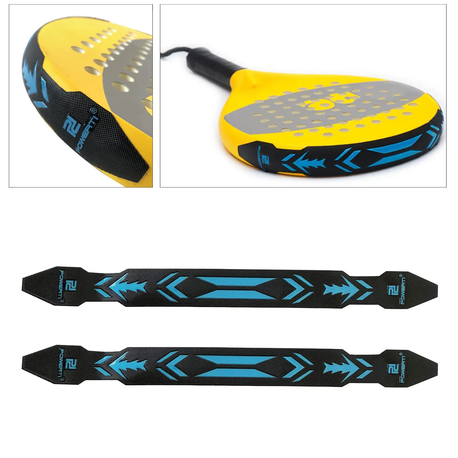 

1 Paar 3D Paddle Tennis Tape Head Racquets Training Outdoor Sports Activities