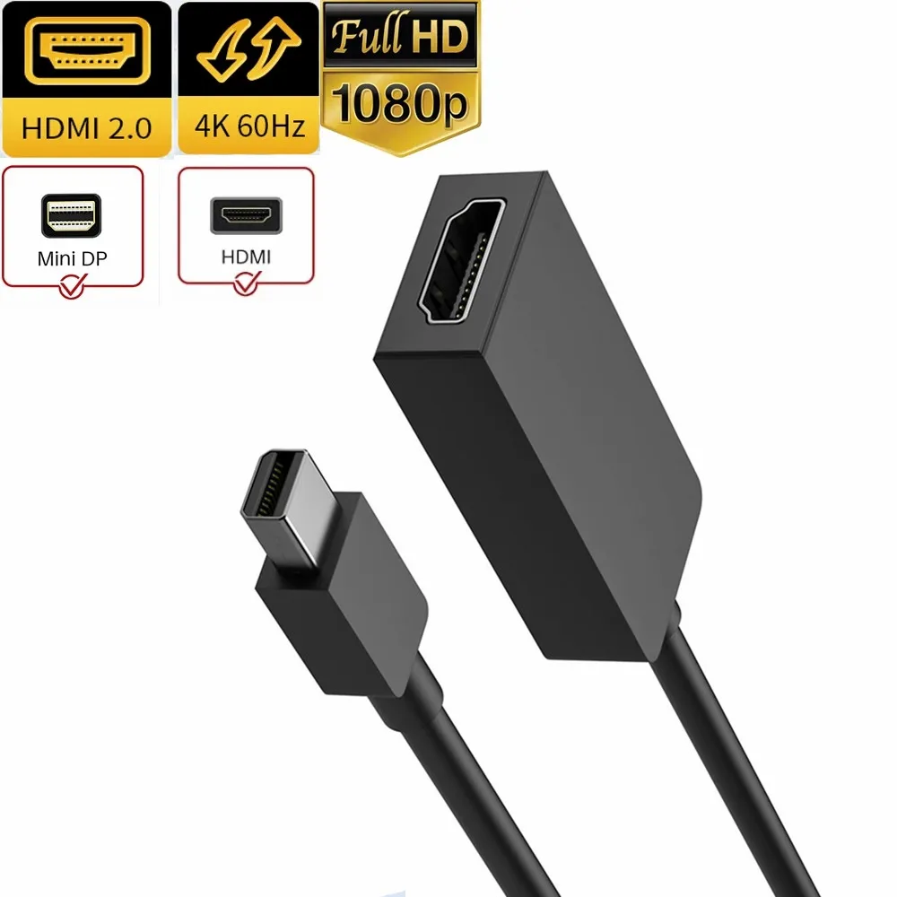 Primary Surface pro 6/2.0面ブック用のミニdpからhdmi 1819