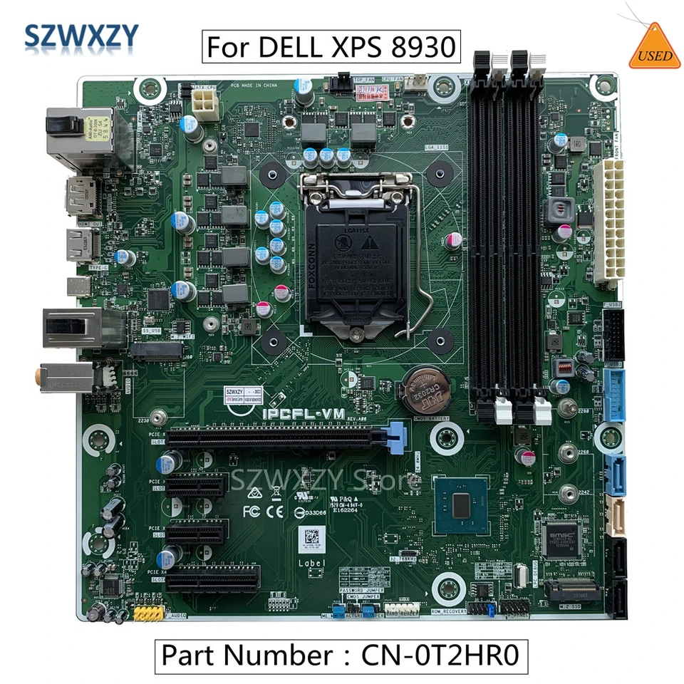 をデルのxps 8930 IPCFL-VMデスクトップマザーボードT2HR0 をデルのxps 8930 IPCFL-VMデスクトップマザーボードT2HR0