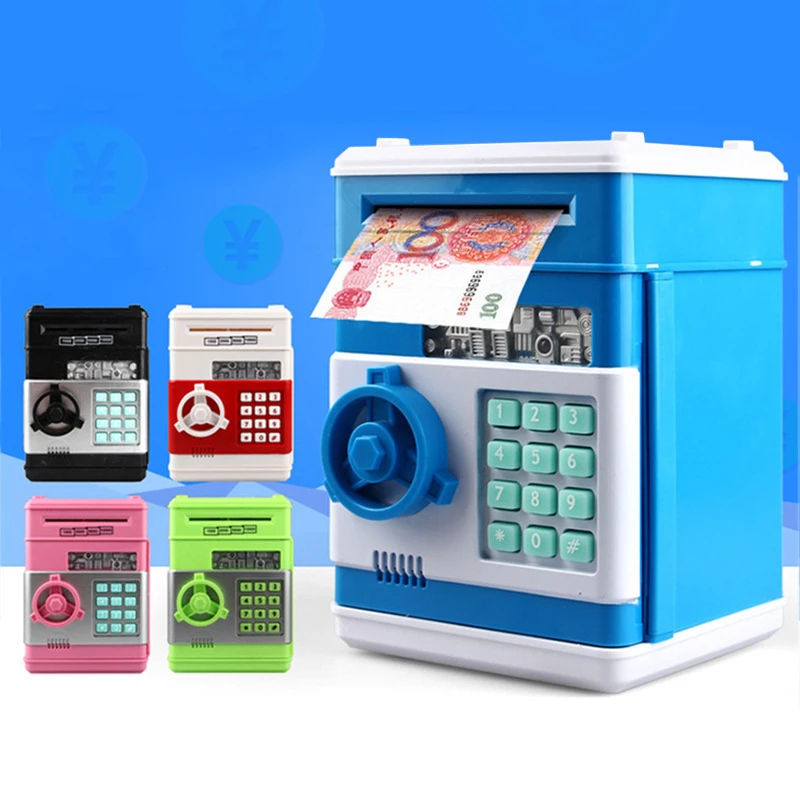 Piggy Bank Children Electronic Cash Box Password Safe Smart Piggy Bank