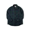 Maden Vintage Blue and Green Plaid Wool Jacket Loose Thickened Plaid Shirt Jacket Men's Casual Shirt Coat Male Warm Outwear 6