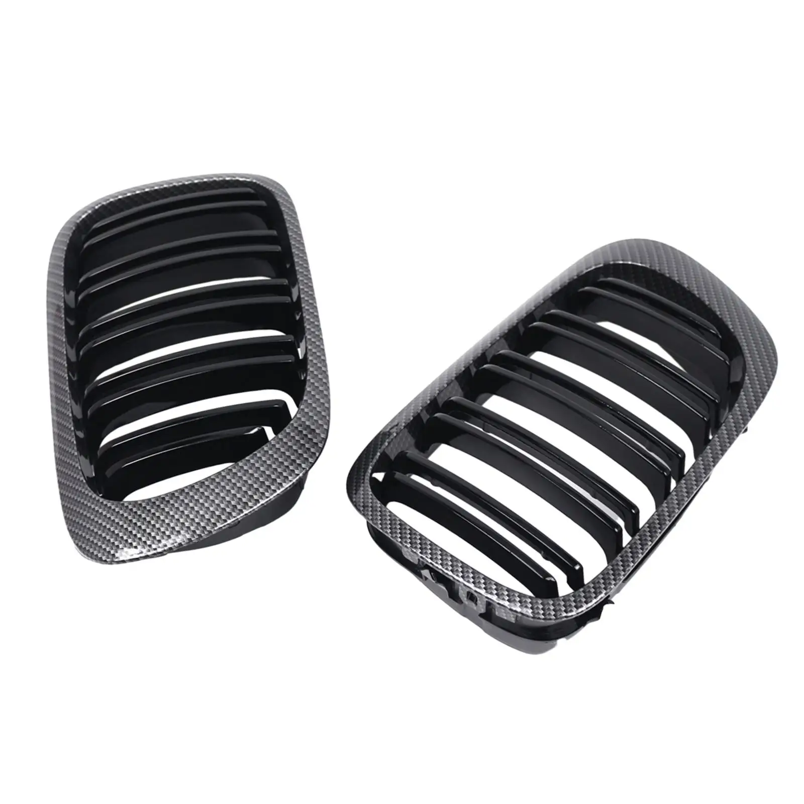 2Pcs Front Radiator Kidney Chrome Grille 51138208686 for BMW M3 Durable