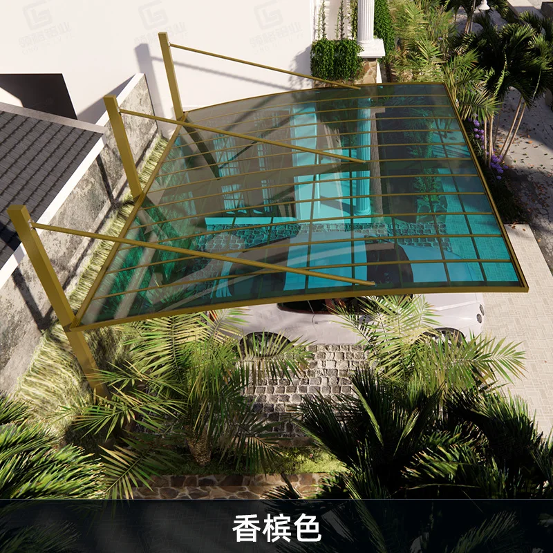Villa sun room broken bridge aluminum doors and windows aluminum alloy seal balcony tempered glass flower house glass house