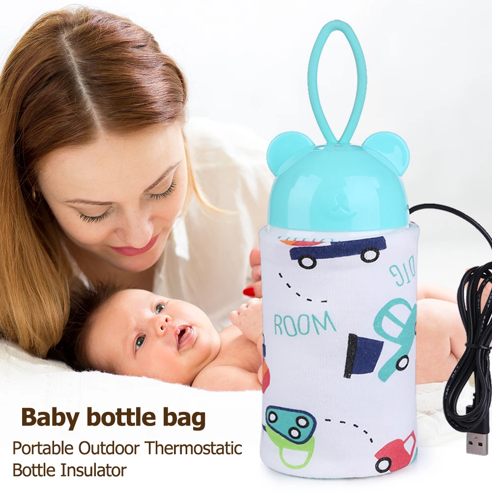 USB Outdoor Baby Feeding Milk Bottle Warmer Thermal Bag