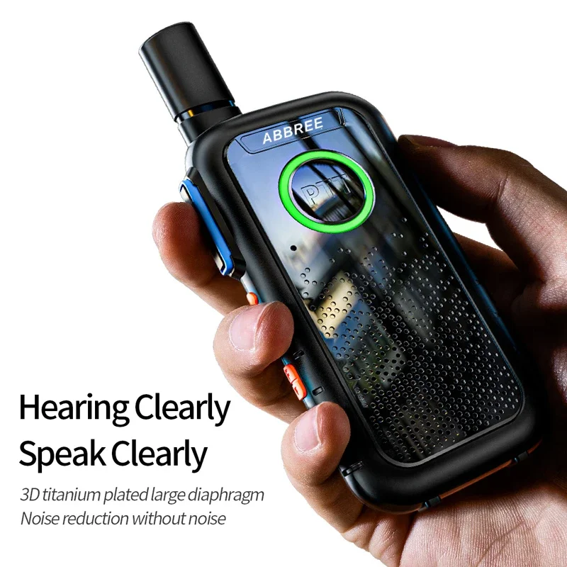 ABBREE Professional AR-M3 Walkie Talkie 16 Channels UHF 400-470MHZ Support USB Charging For Baofeng BF-888S KD-C1Two Way Radio