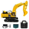 B-M PC1250 RC Excavator 1/8 Hydraulic RC Excavator Metal Heavy Engineering Excavator Model Adult Remote Control Car Toy 1