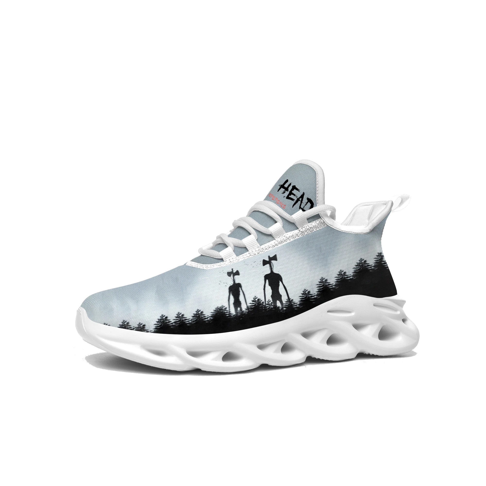 

Кроссовки унисекс с принтом сирены, спортивная обувь для бега с героями мультфильмов, на шнуровке, для мужчин и женщин, для подростков