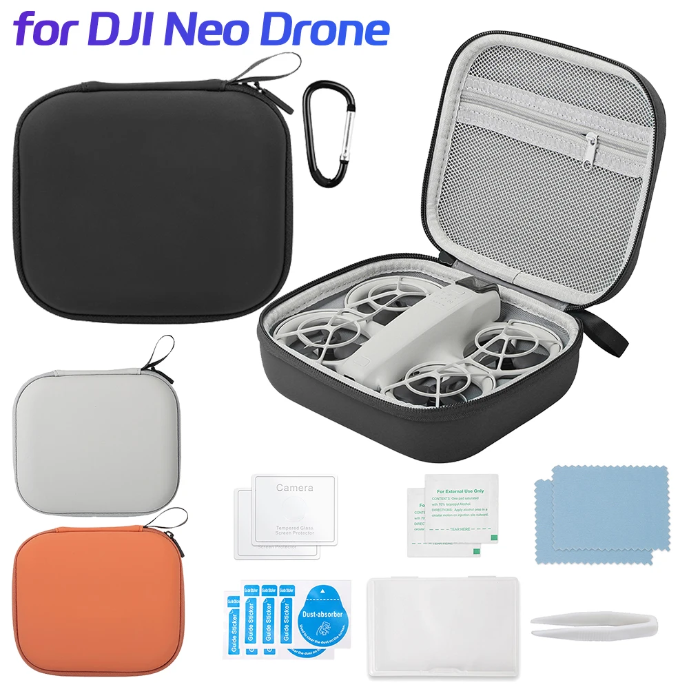 Portable Carrying Bag Case for dji Neo Drone Hard PU Travel Storage Bag Shockproof Case Waterproof Box for dji RC-N2 Accessories