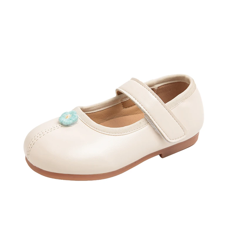 Leather Girls Princess Shoes for Wedding Party