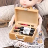 1Set Dollhouse Miniature Simulation Red Wine Box Model Food Accessories For Doll House Decor Kids Pretend Play Toys 5