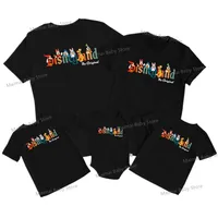 New Disneyland The Original Mickey and Friends Print T-shirts Funny Disney Trip Family Matching Shirts Vintage Disneyworld Tees 1