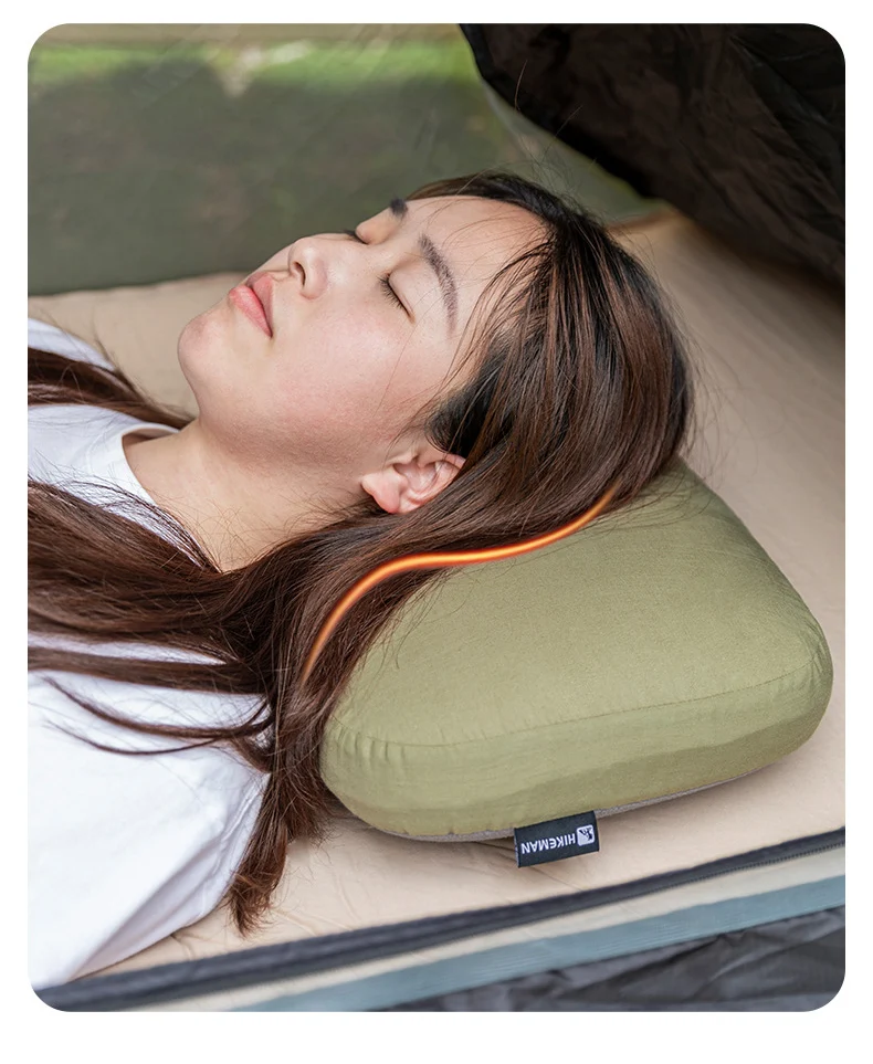 Description Picture 4 of itemMemory foam pillow outdoor camping travel cervical pillow portable lunch break pillow slow rebound memory pillow